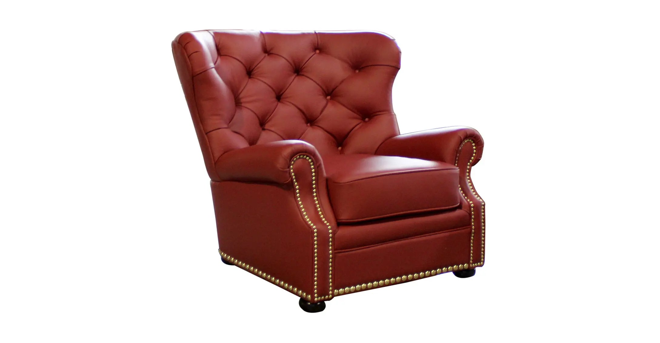 Houston Tufted Leather Chair Raw Home Furnishings by Rawhide