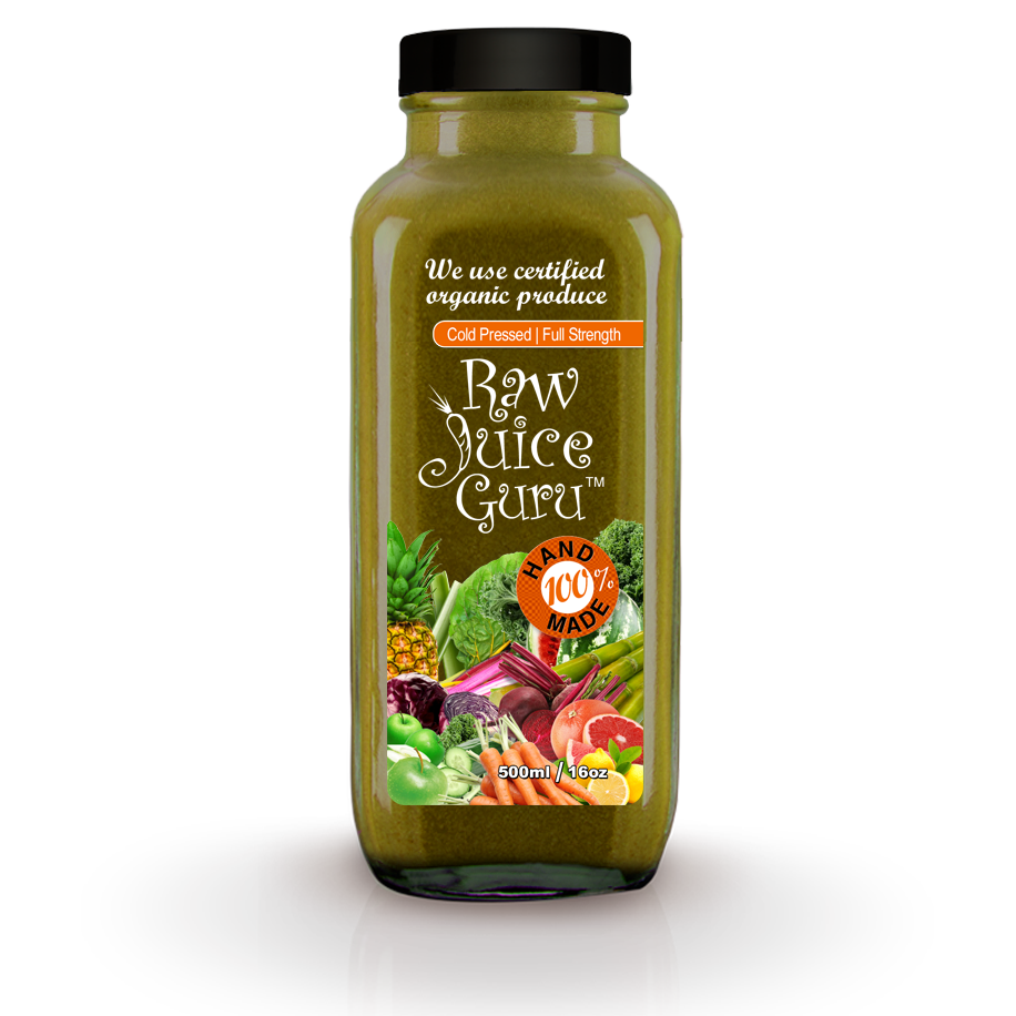 coldpressed, raw, unpasteurized juices with high live enzymes
