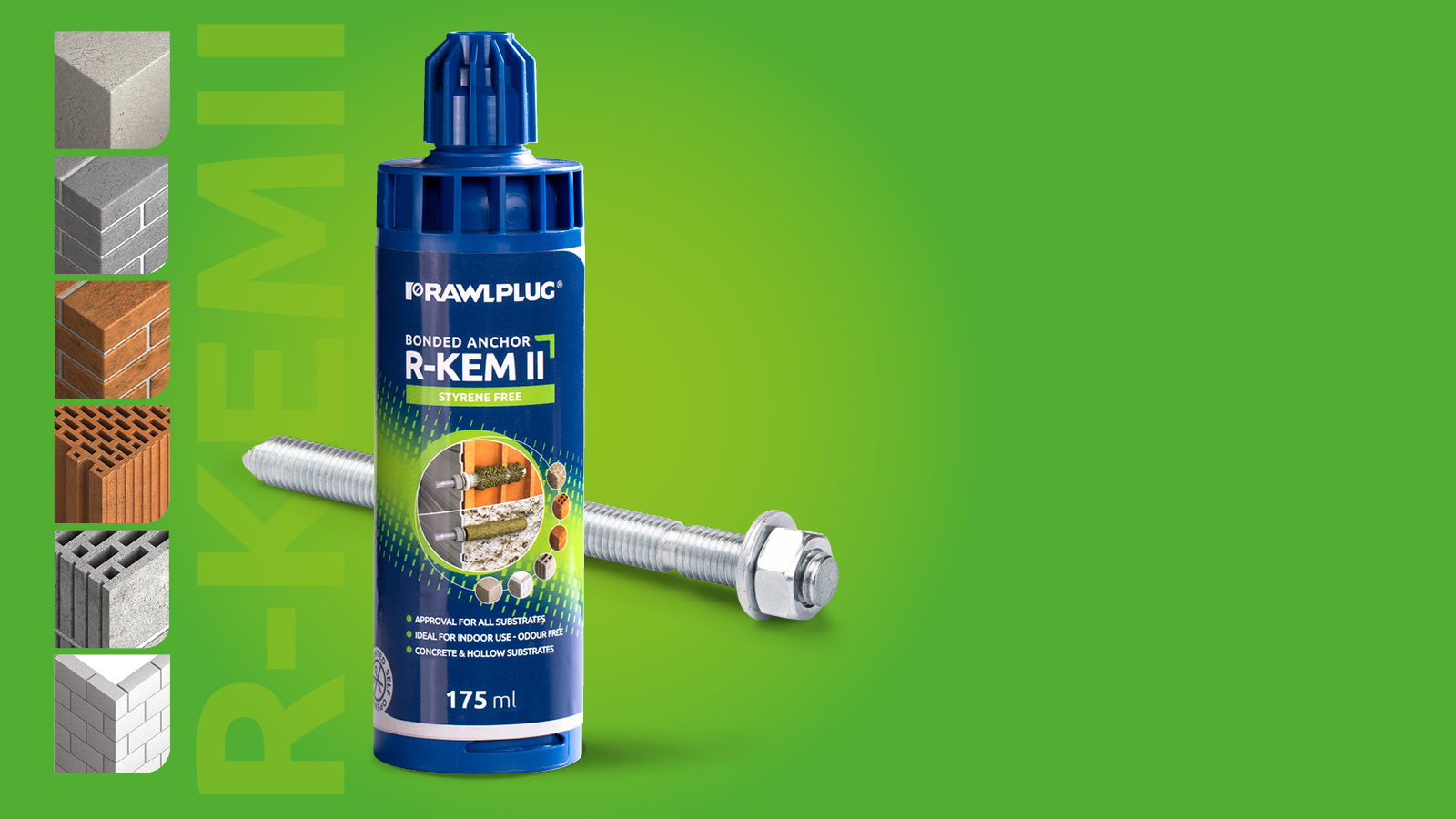 RKEMII Rawlplug Polyester Chemical Anchor Innovation in Stability and Versatility