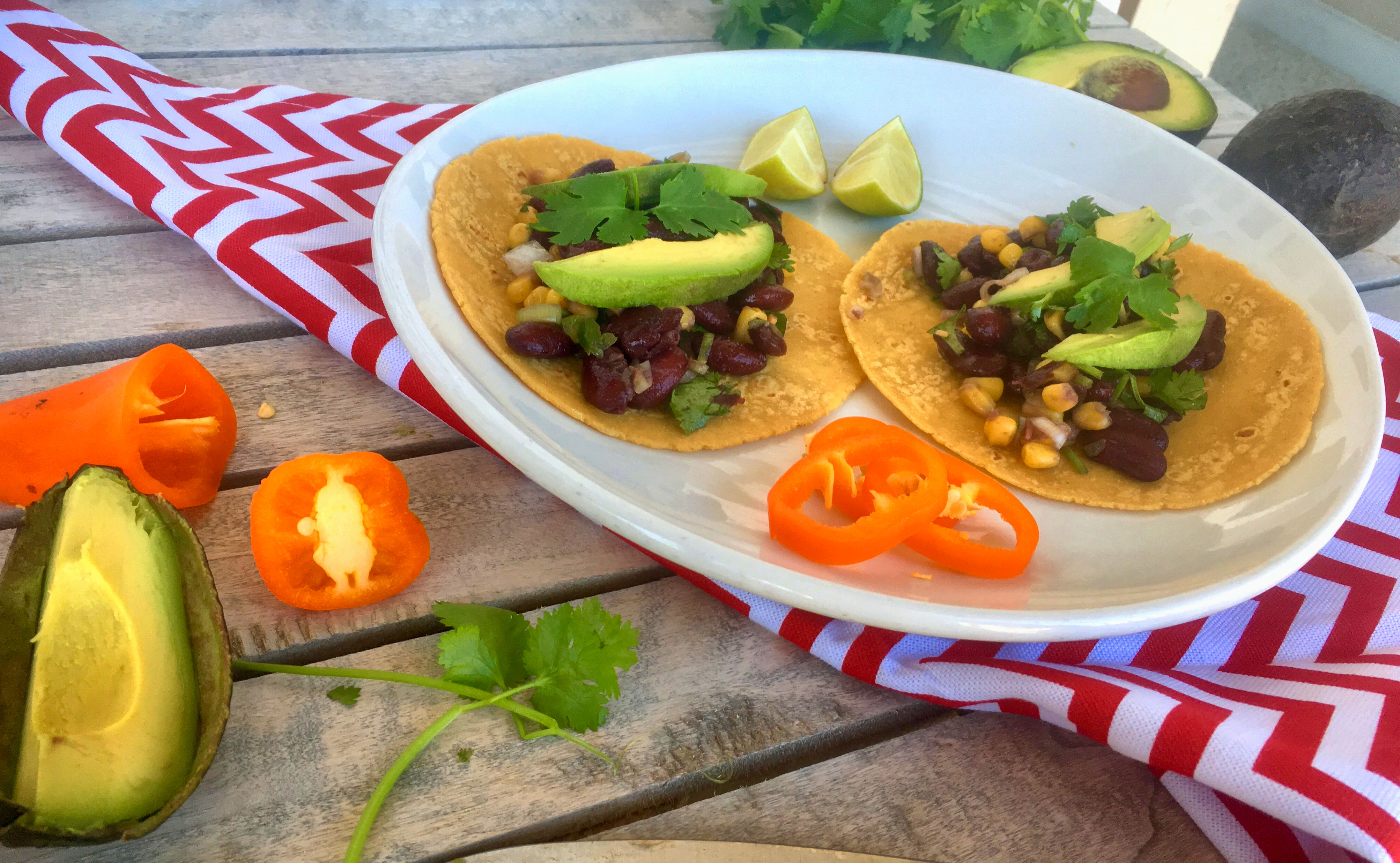 Kidney Bean Tacos Serene Earth Recipes