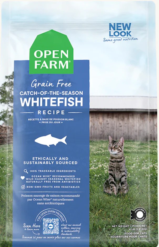 Open Farm CatchoftheSeason Whitefish Dry Cat Food