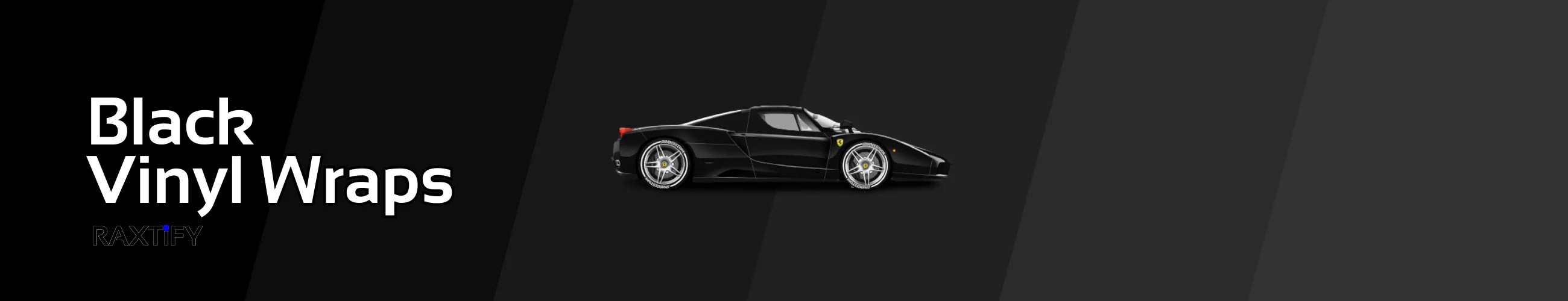 Black Vinyl Wraps For Car RAXTiFY