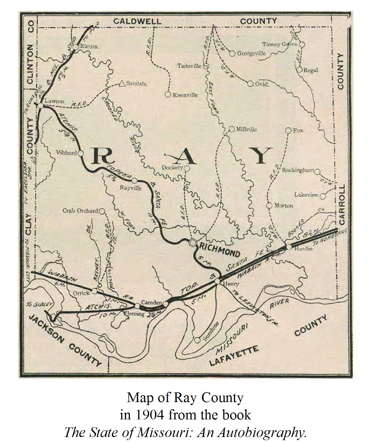 Ray County Missouri Property Map