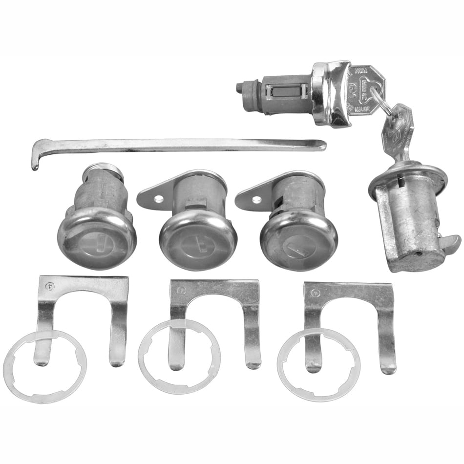 1963 Chevy Impala Lock Kit Original With Short Cylinder
