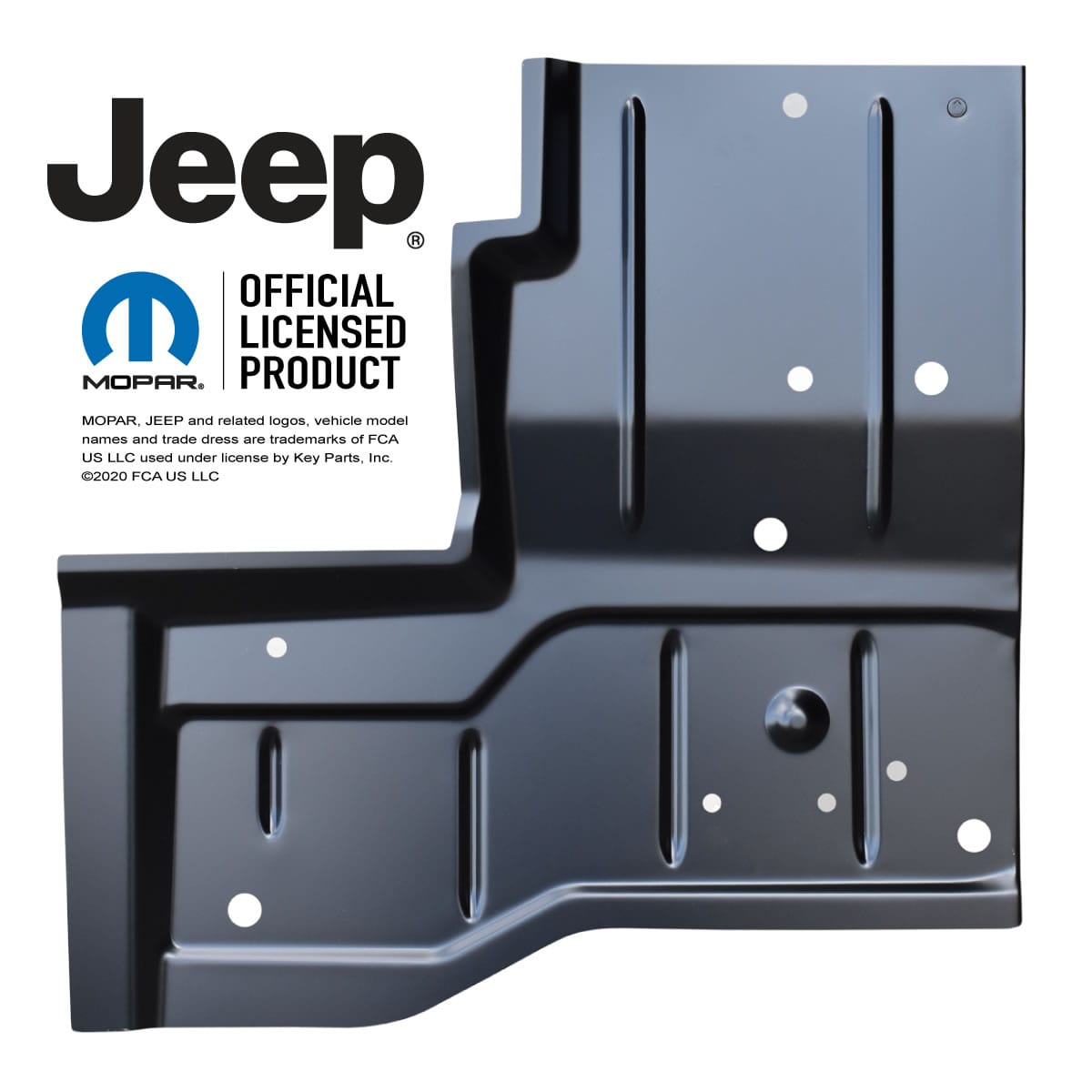 19871995 Jeep Wrangler Rear Floor Passenger Side