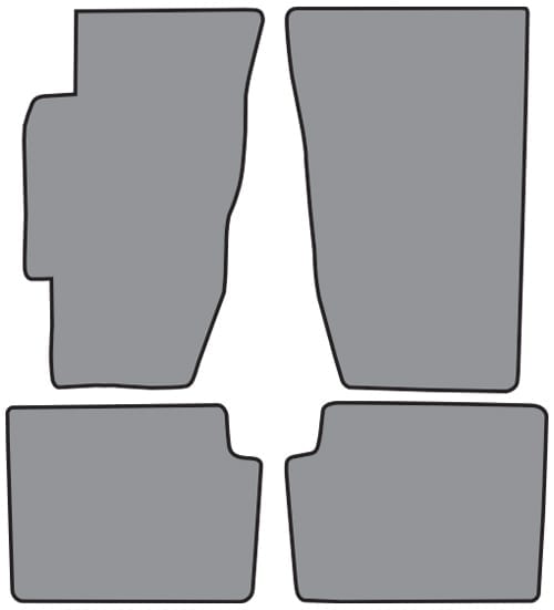 19941997 Honda Accord Floor Mat 4Pc (Fm72/72R)