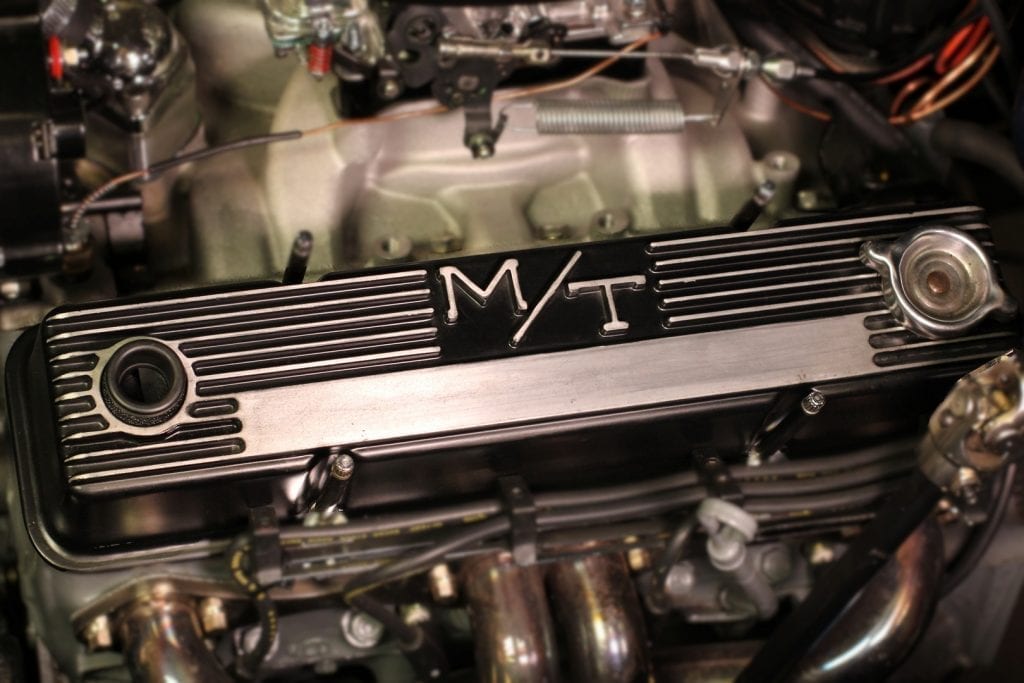 How to clean up old aluminum valve covers