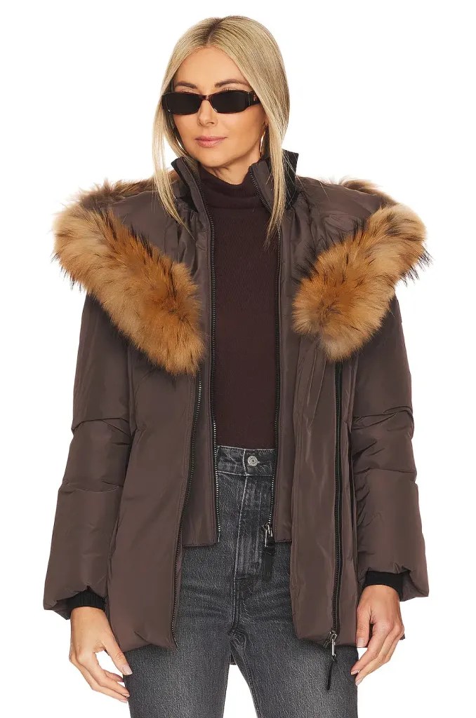 The 15 Best Brown Puffer Jackets For Women To Wear This Winter