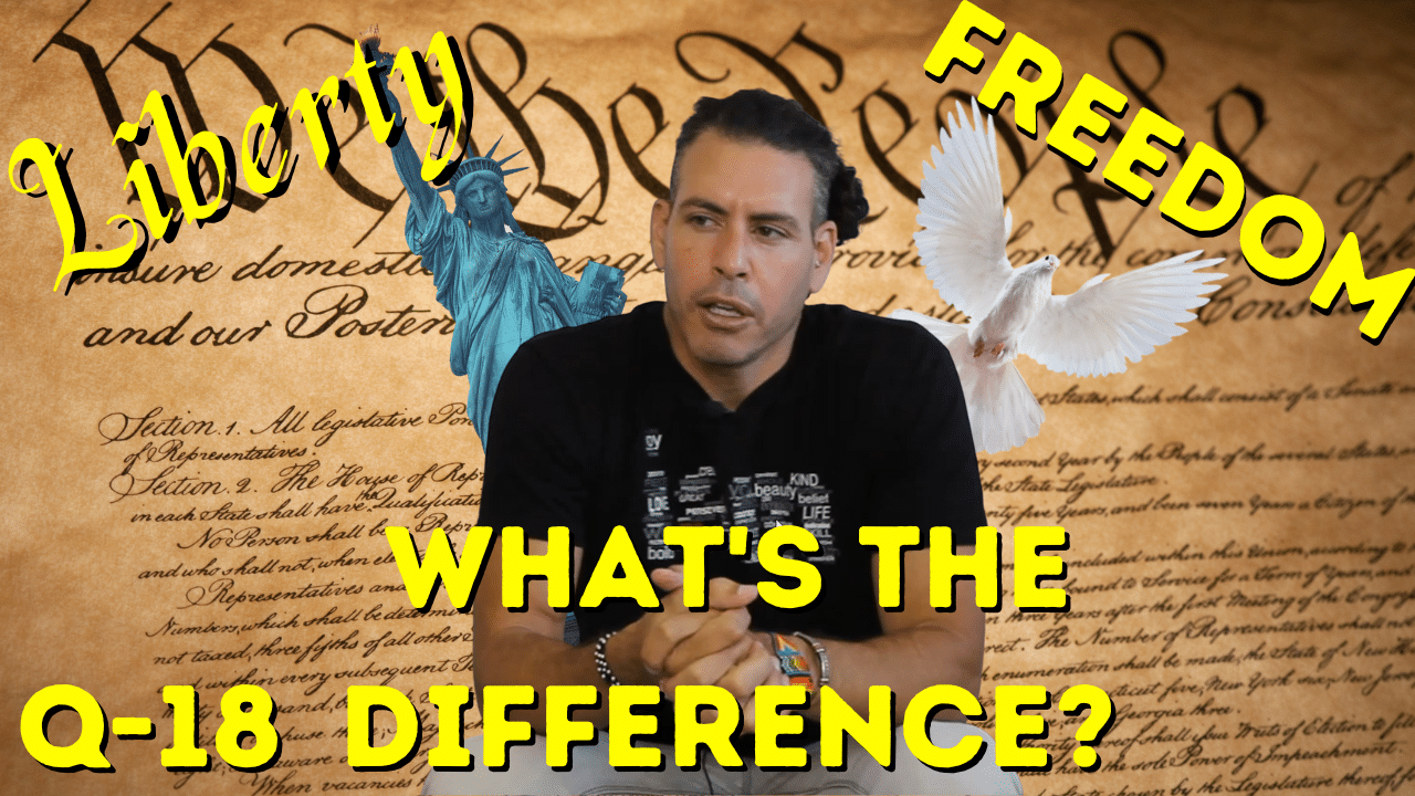 Q18 What is the difference between freedom and liberty Ray Maor