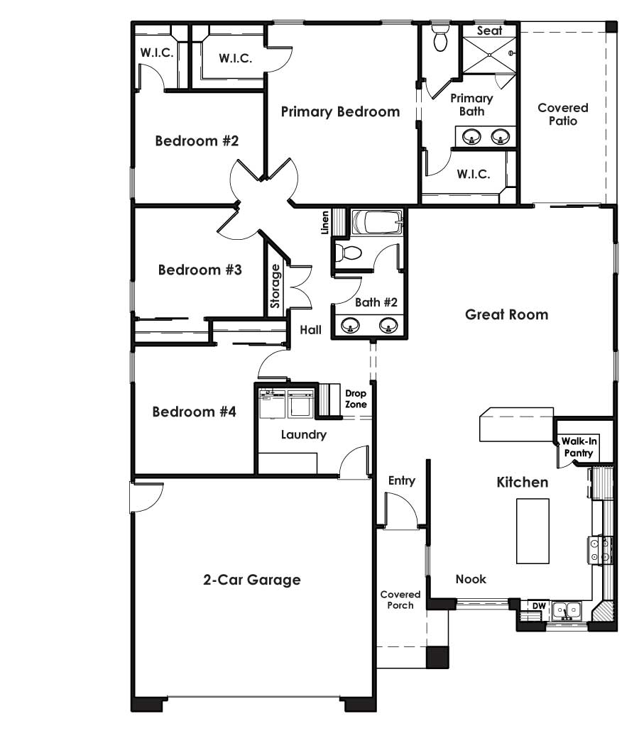 The Brewer Interactive Floor Plan by Raymus Homes