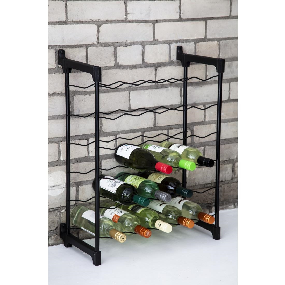 Metaltex Wine Rack Metal 30 Bottle Raynor Hygiene