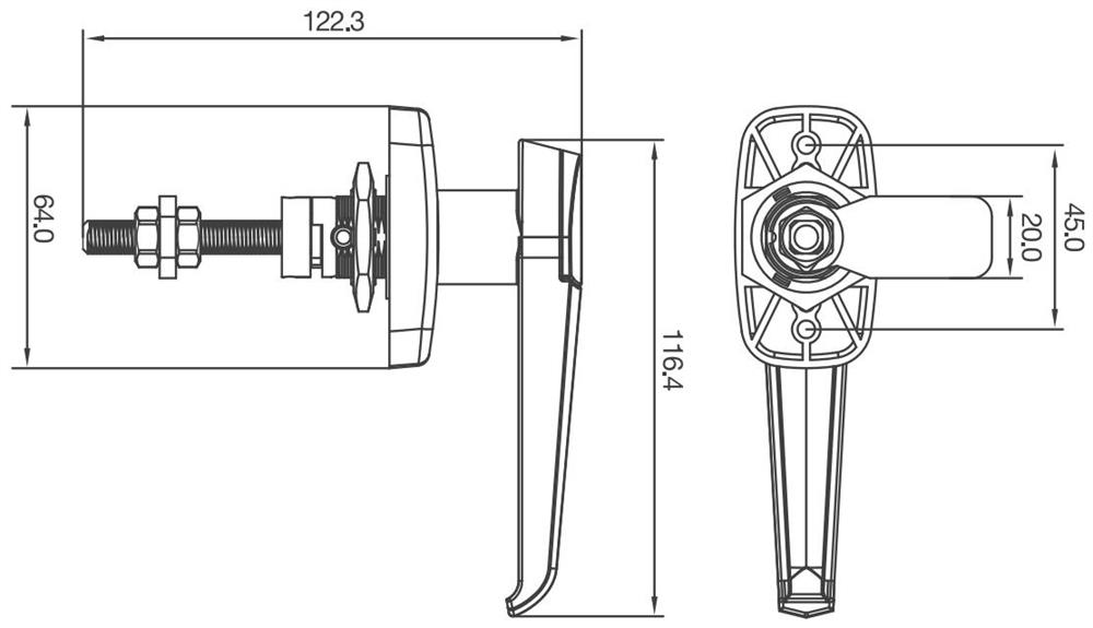 Industrial Oven Door Handles and Locks Ningbo Rayonics Technology Co