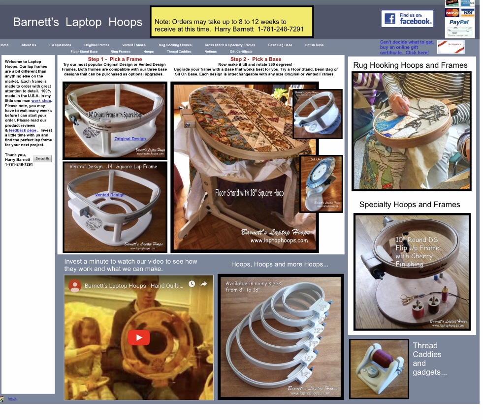 My new Laptop hoop! Ray's Sew Crafty