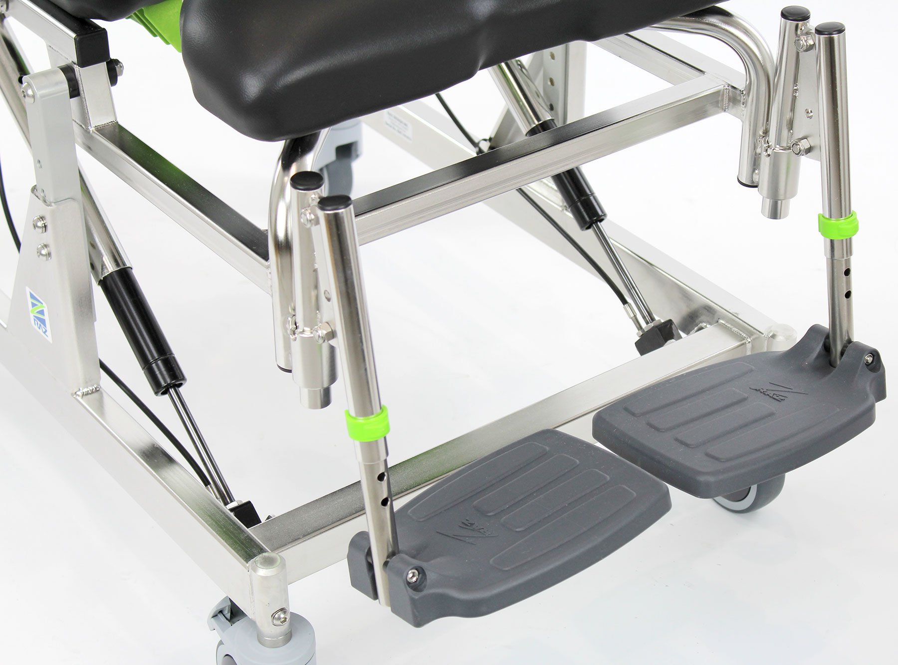 MFX12 Foot Supports Mobile Shower Commode Chairs and Tub Sliders