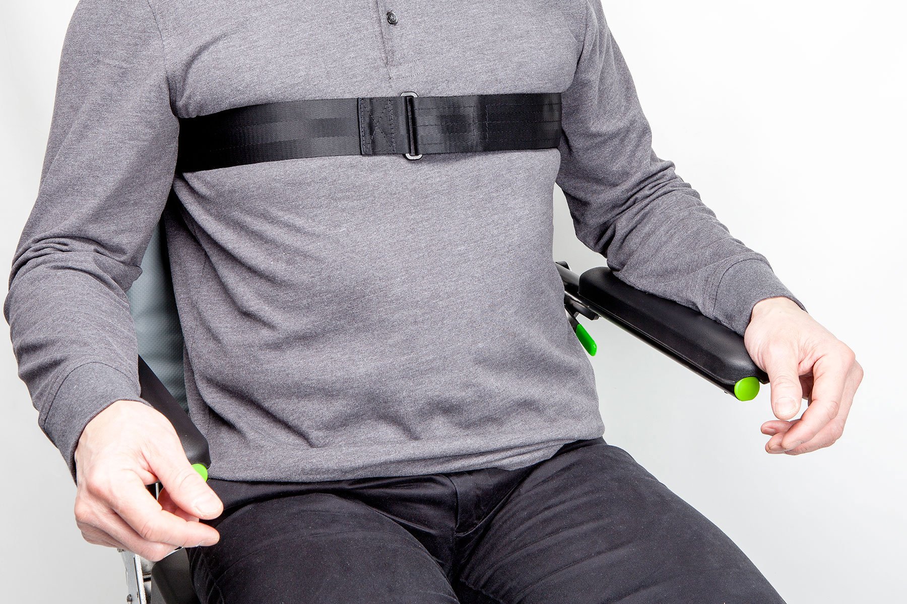 Standard Chest Strap Mobile Shower Commode Chairs Raz Design Inc.