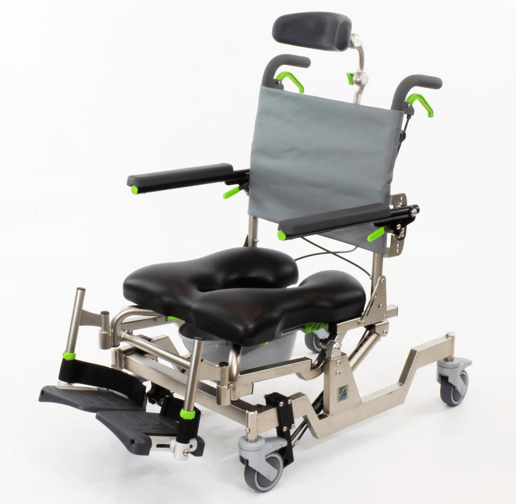 SuperLow RazAT Mobile Shower Commode Chairs Raz Design Inc.