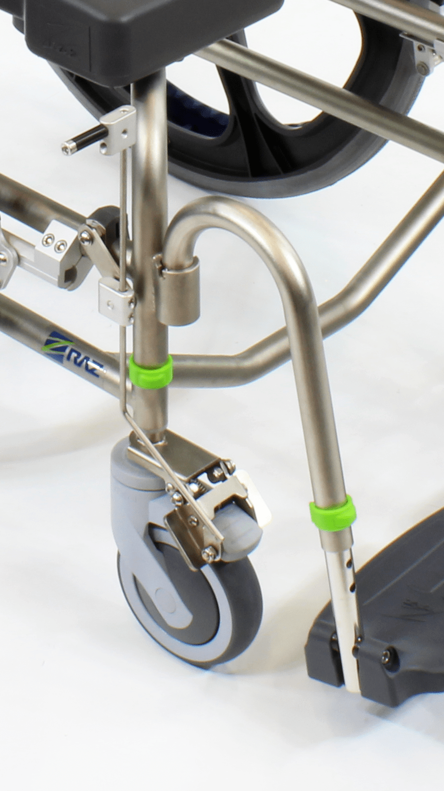 UserActuated Directional Locks for RazSP Mobile Shower Commode