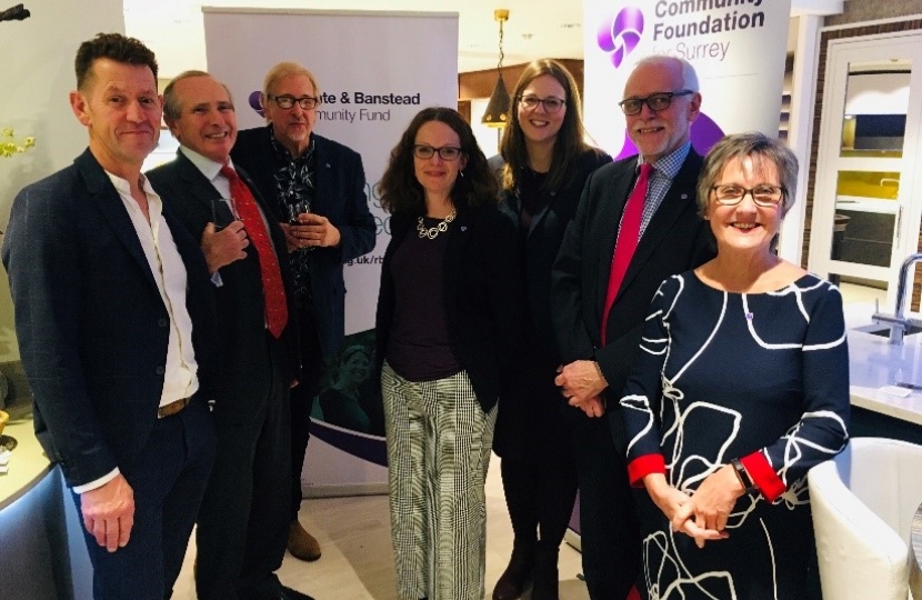 Crispin Blunt MP launch of Community Fund for Reigate and