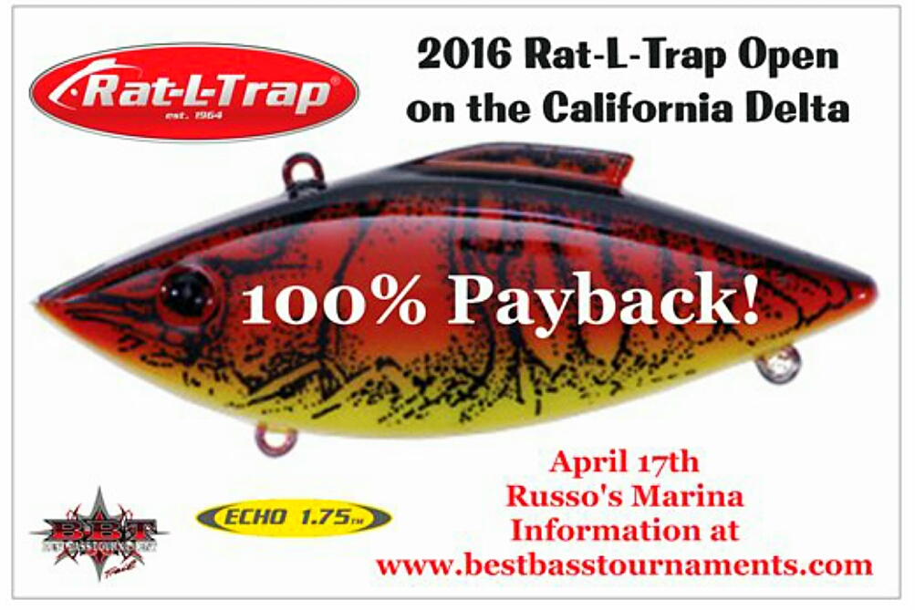 Rattle Trap Open on the California Delta RB Bass Fishing