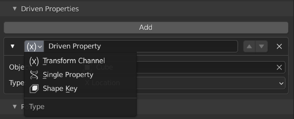 Driven Properties RBF Drivers