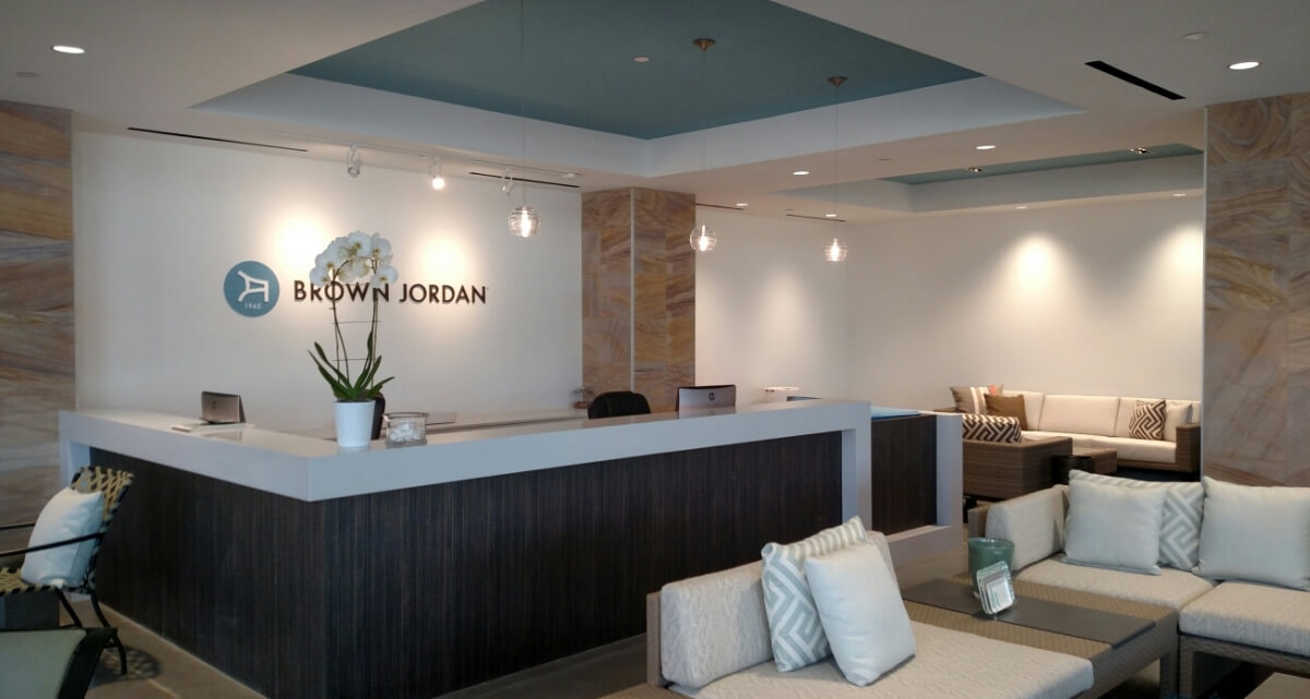 Brown Jordan Retail Showroom Construction in Scottsdale, AZ RBI