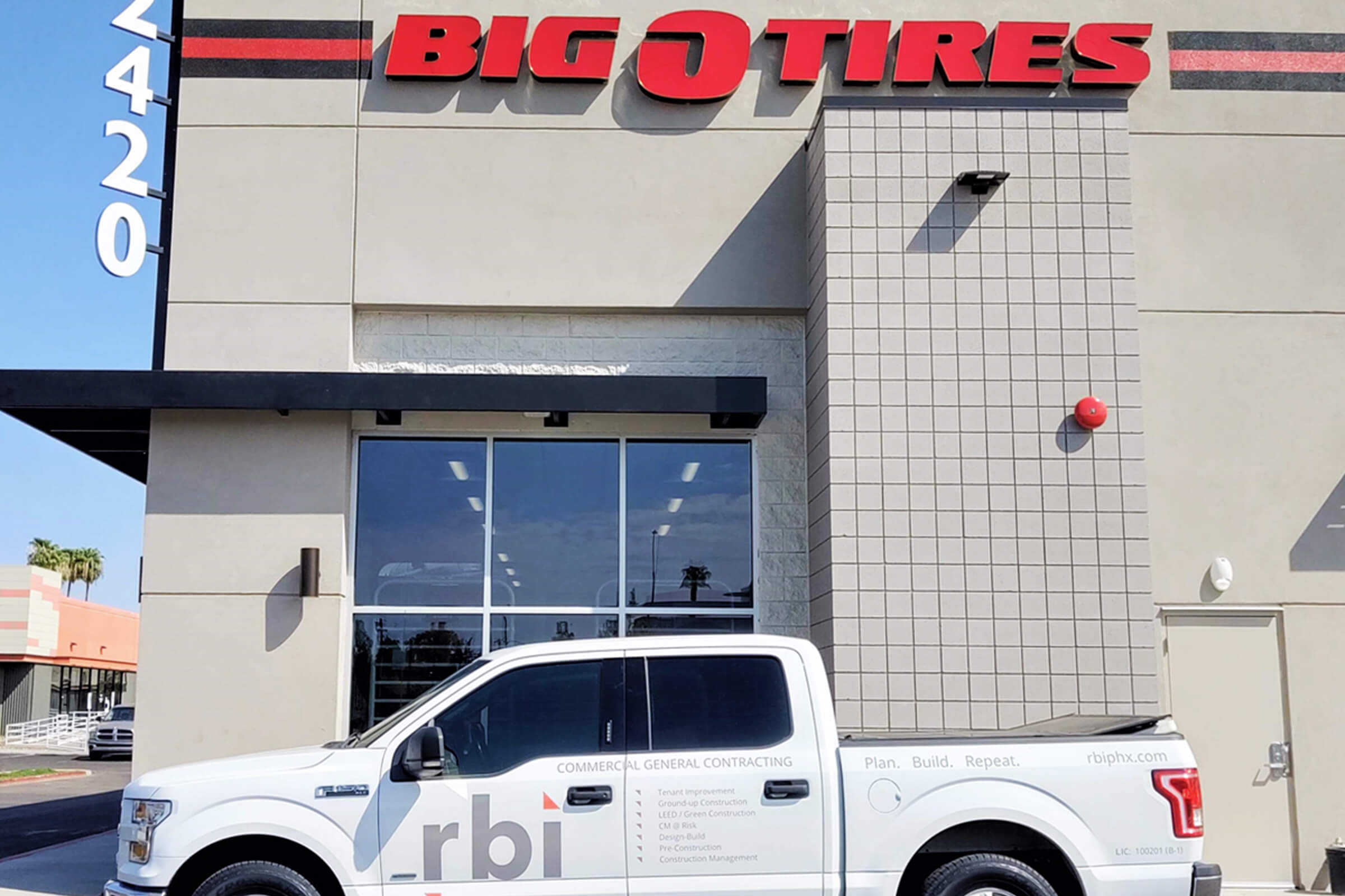 Big O Tires — Northern Auto Facility Construction in Phoenix, AZ RBI