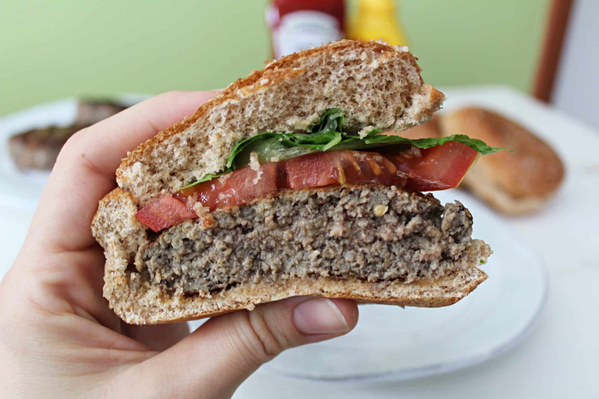 Six Reasons to Try a Blended MushroomBeef Burger Rebecca Bitzer