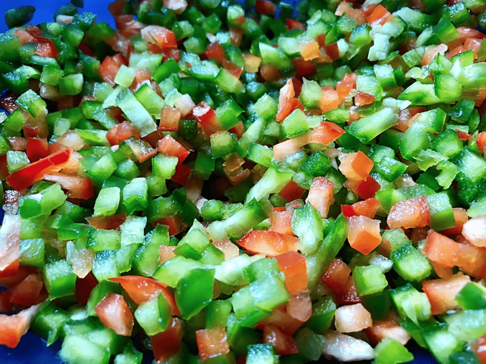 chopped peppers Rebecca Bitzer & Associates