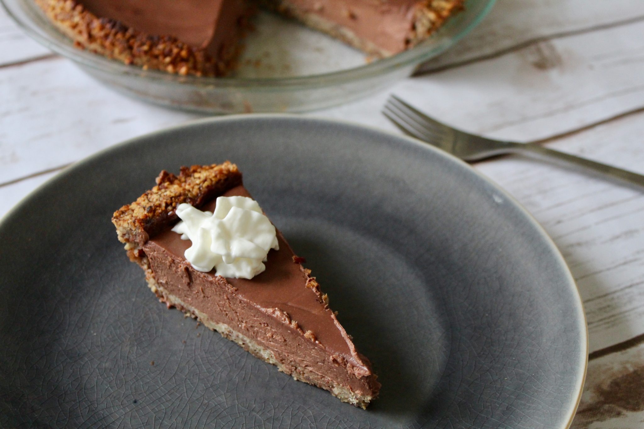 Chocolate Greek Yogurt Hazelnut Pie Rebecca Bitzer & Associates