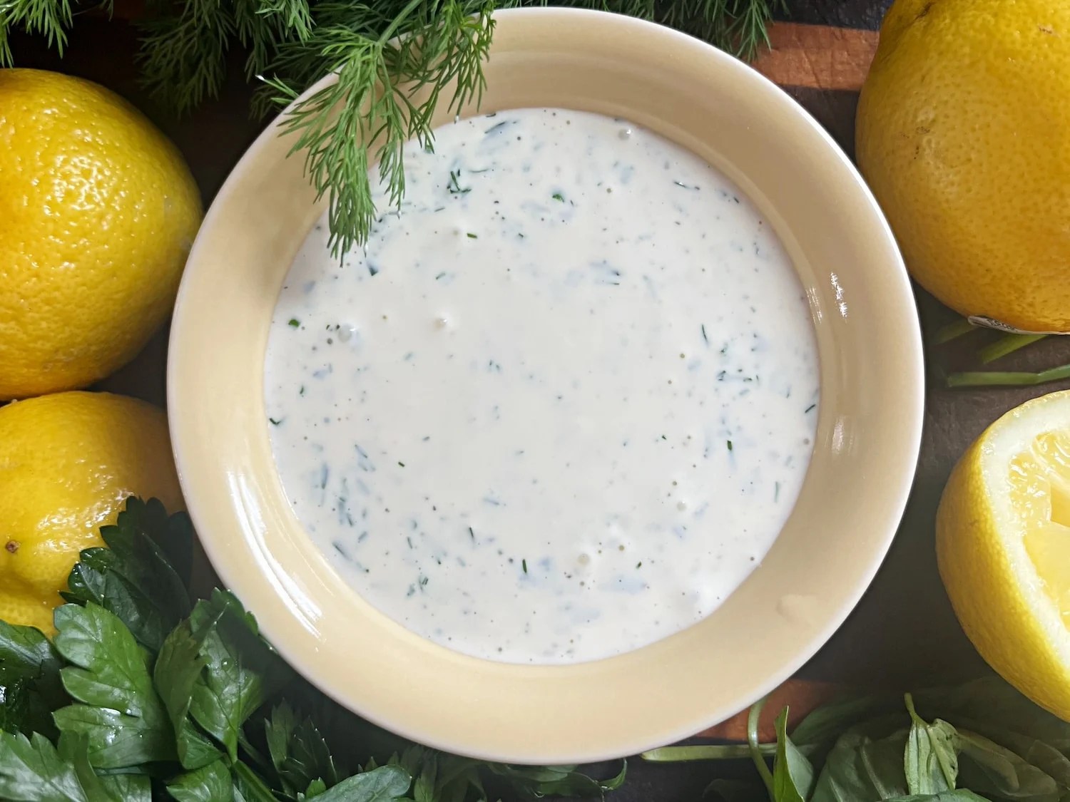 Low FODMAP Classic Ranch Dressing Rebecca Bitzer & Associates