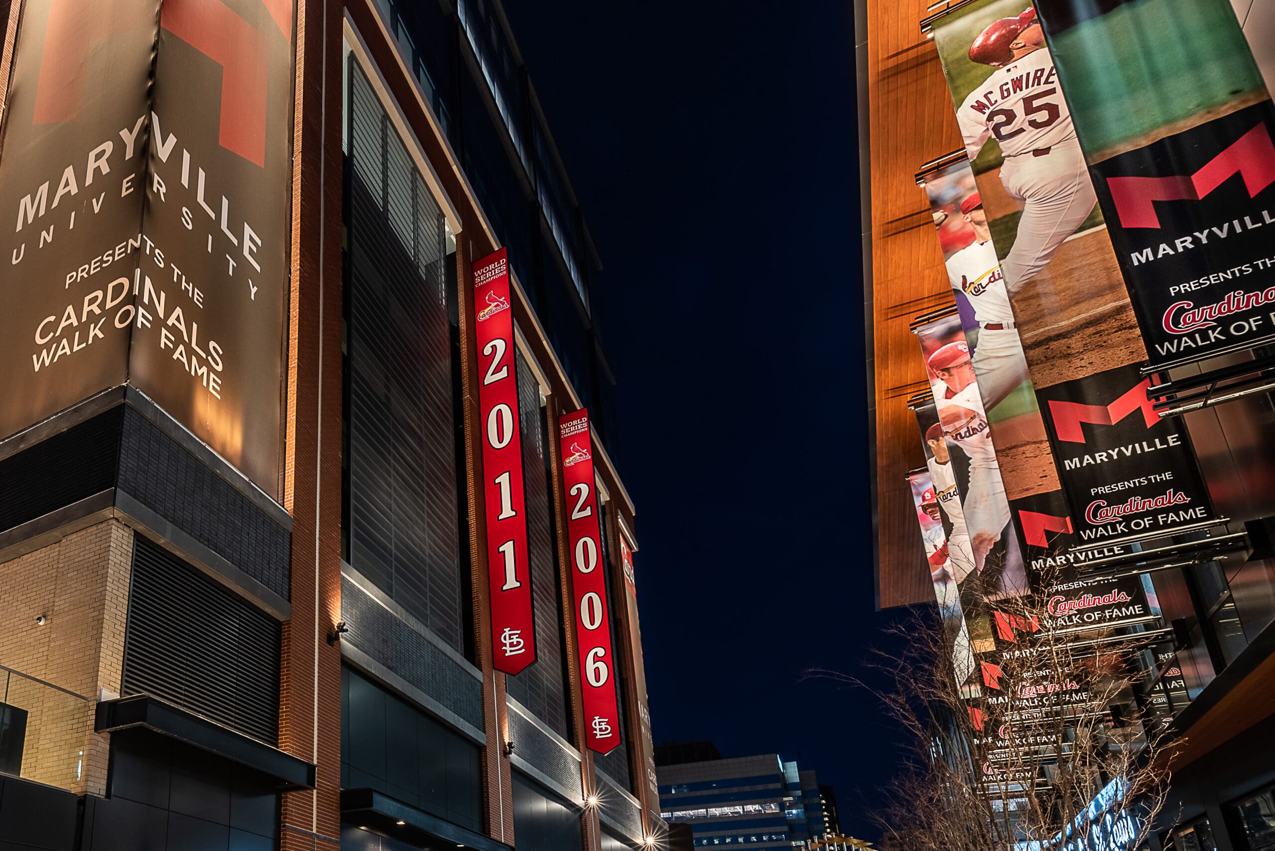 Ballpark Village PwC Pennant Building Reed Burkett Lighting Design