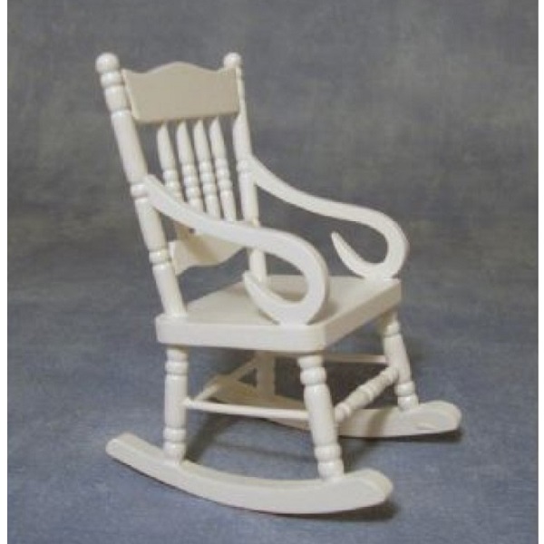 Dolls House Rocking Chair White RB Models