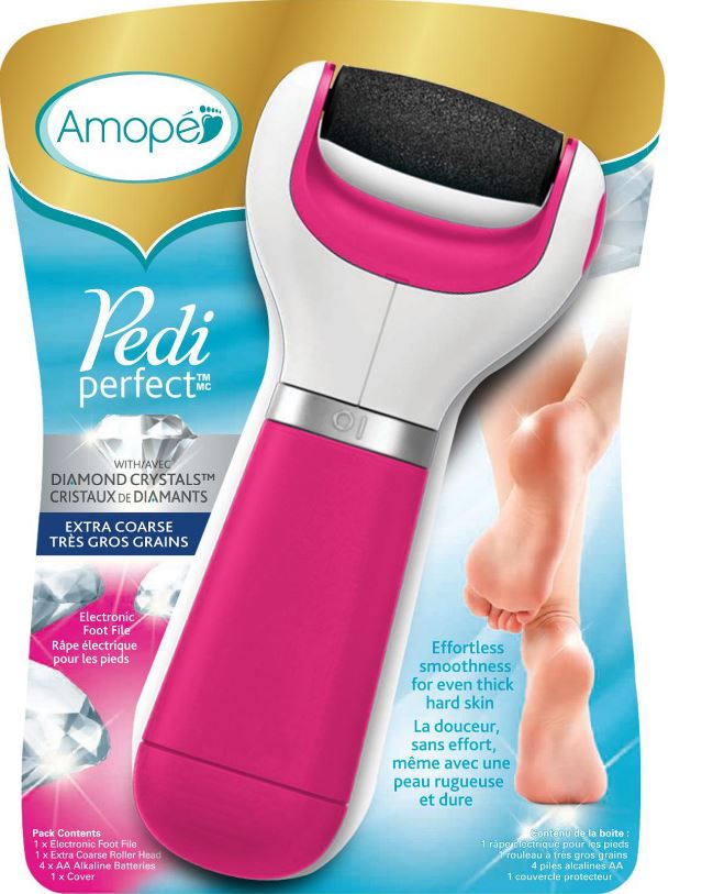 AMOPE® Pedi Perfect™ Extra Coarse Electronic Foot File (Canada)