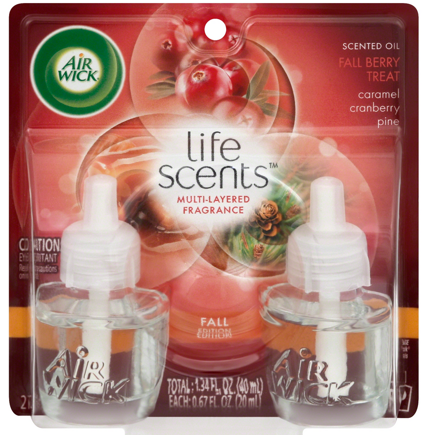SmartLabel AIR WICK® AIR WICK® Scented Oil Fall Berry Treat Kit