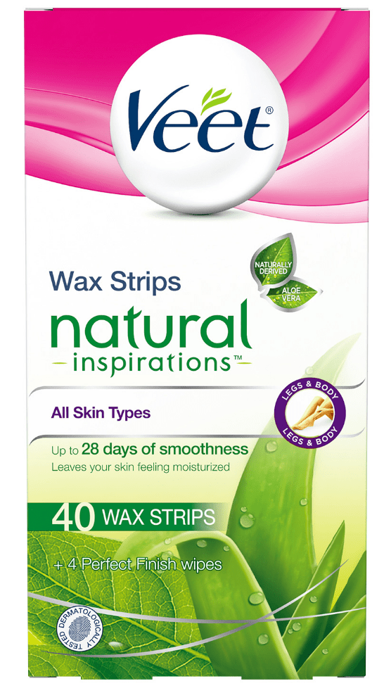 SmartLabel VEET® VEET® Natural Inspirations™ Wax Strips Kit Legs