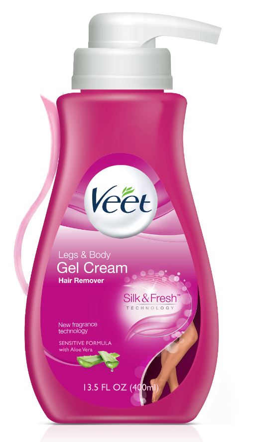 VEET® Silk & Fresh™ Gel Cream Legs & Body Hair Remover Sensitive Formula