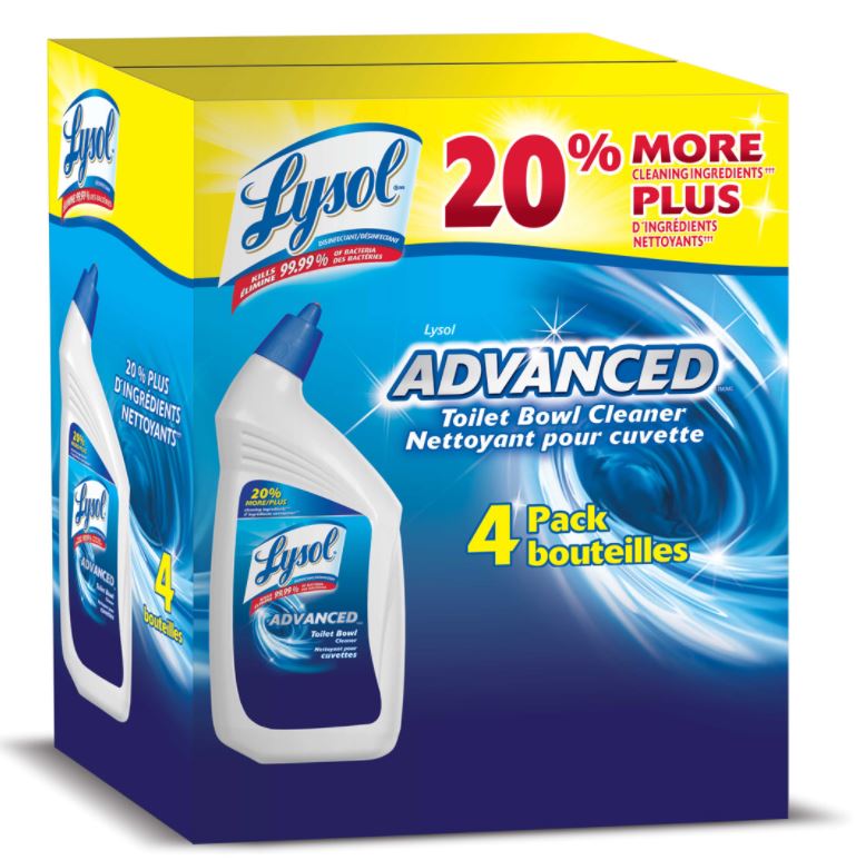 LYSOL® Advanced Power Clinging Gel Toilet Bowl Cleaner