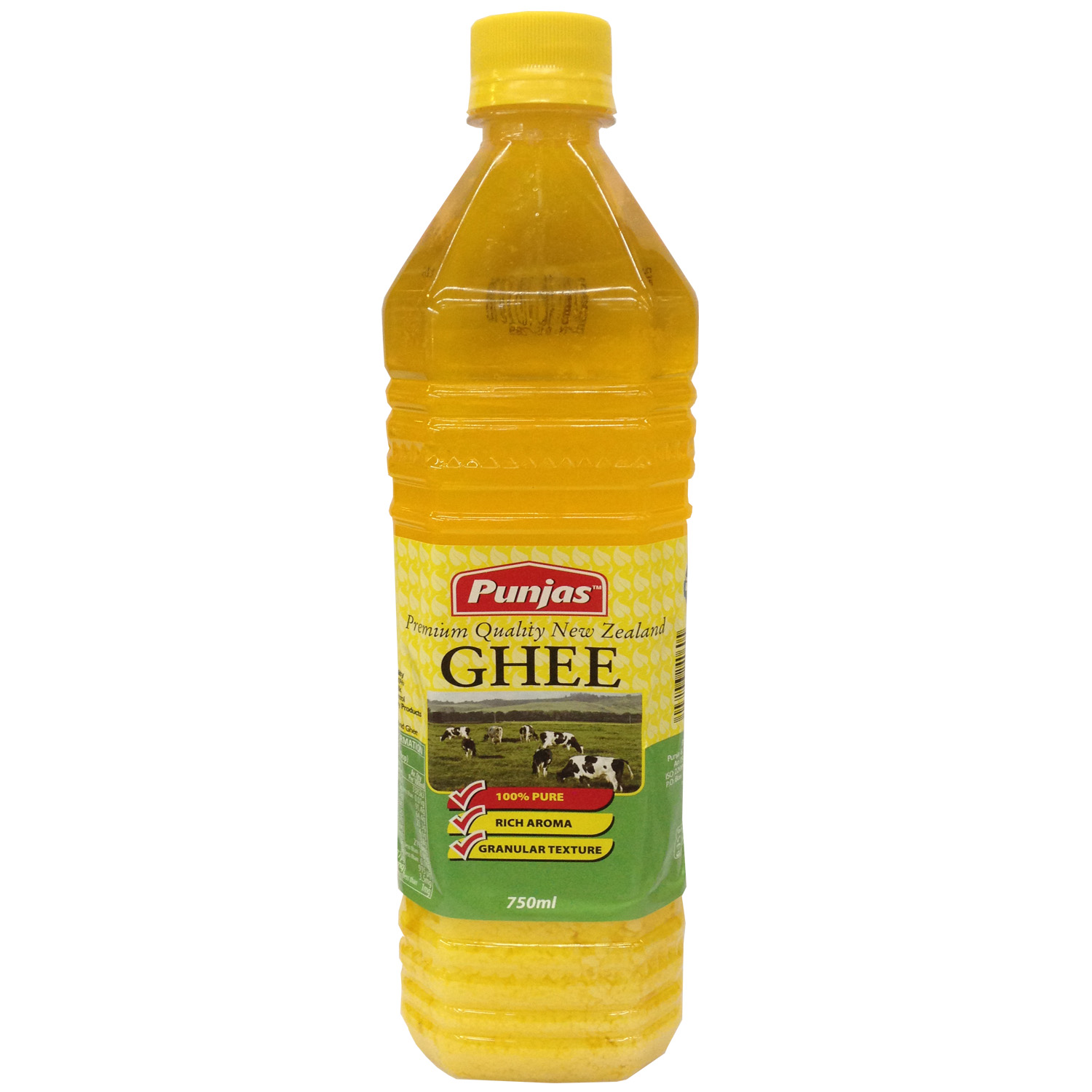 Punjas Pure New Zealand Ghee 750ml is available at your RB Patel Stores