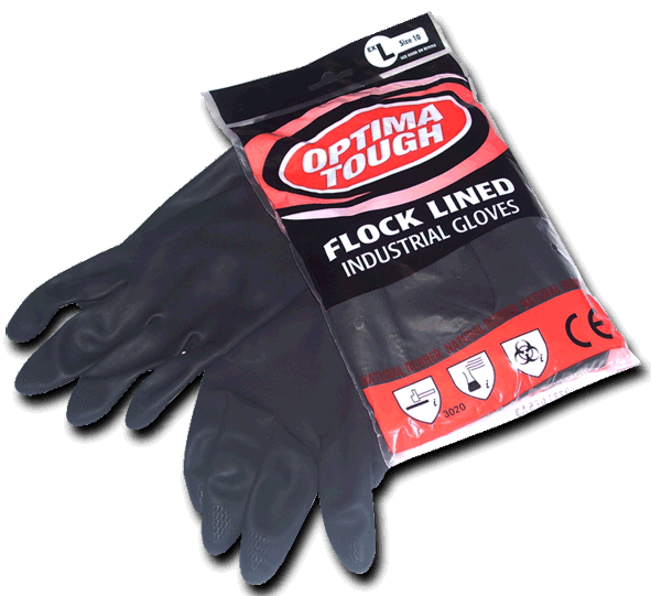 Heavy Duty Rubber Gloves RBR