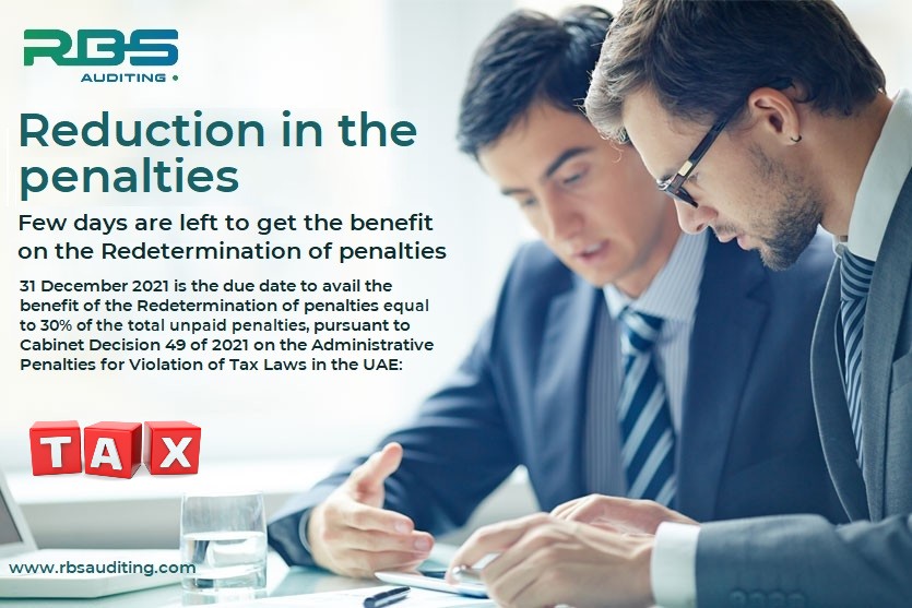 Redetermination of penalties equal to 30 of the total unpaid penalties