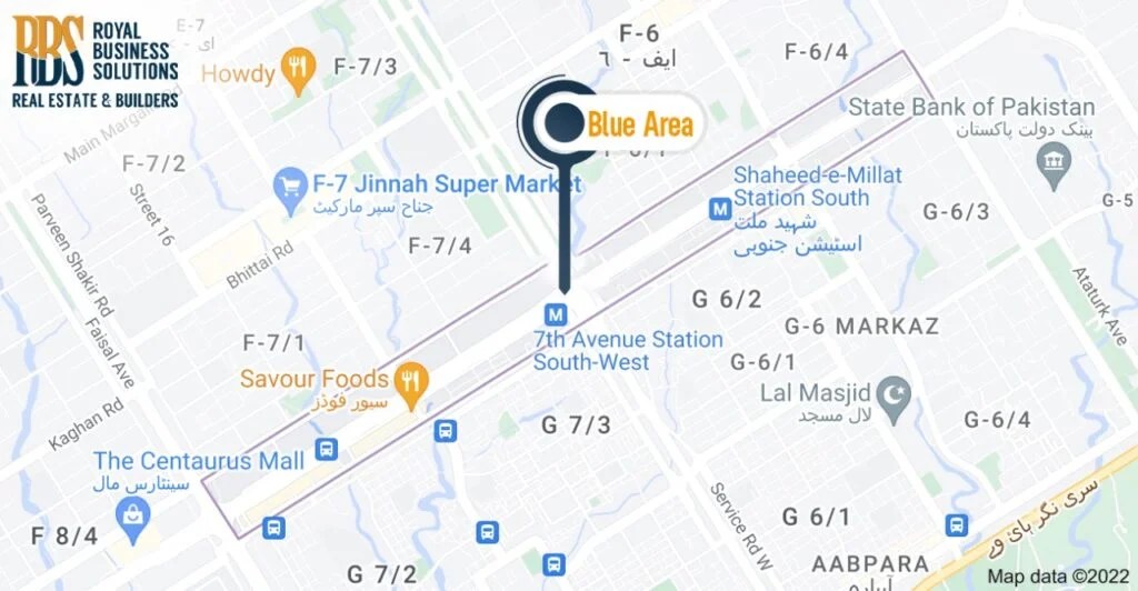 Blue area Islamabad RBS International