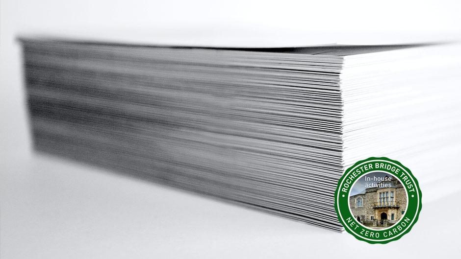 Office paper goes green The Rochester Bridge Trust