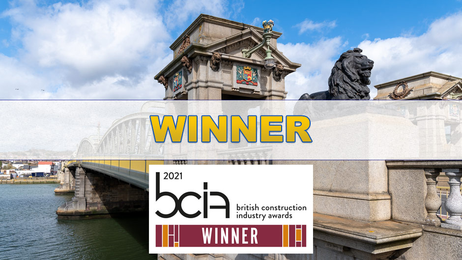 Bridge refurbishment wins construction industry award The Rochester