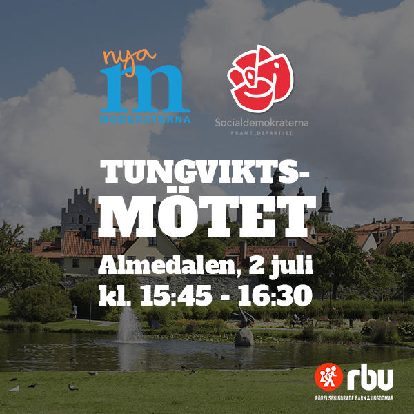 RBU i Almedalen Vad händer med LSS efter valet? RBU