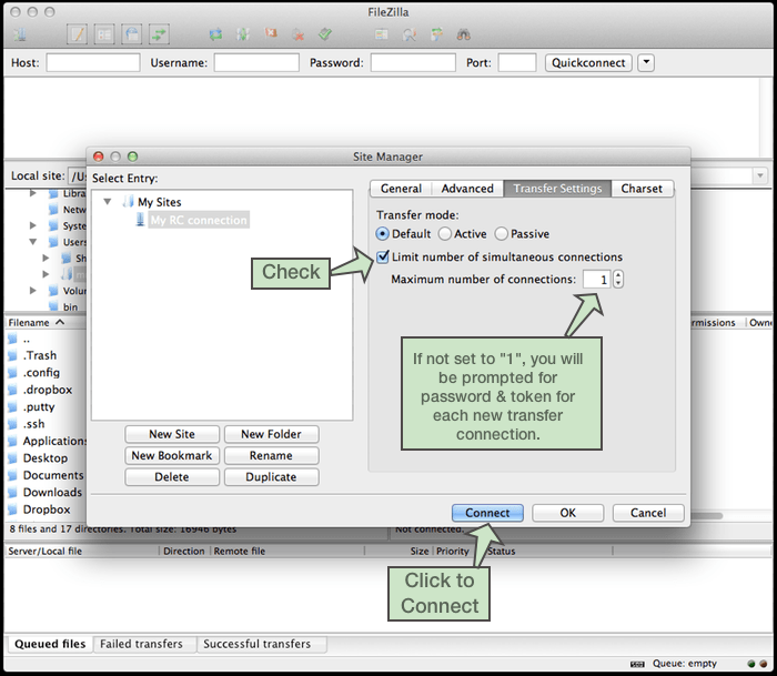 Does filezilla sftp lslke