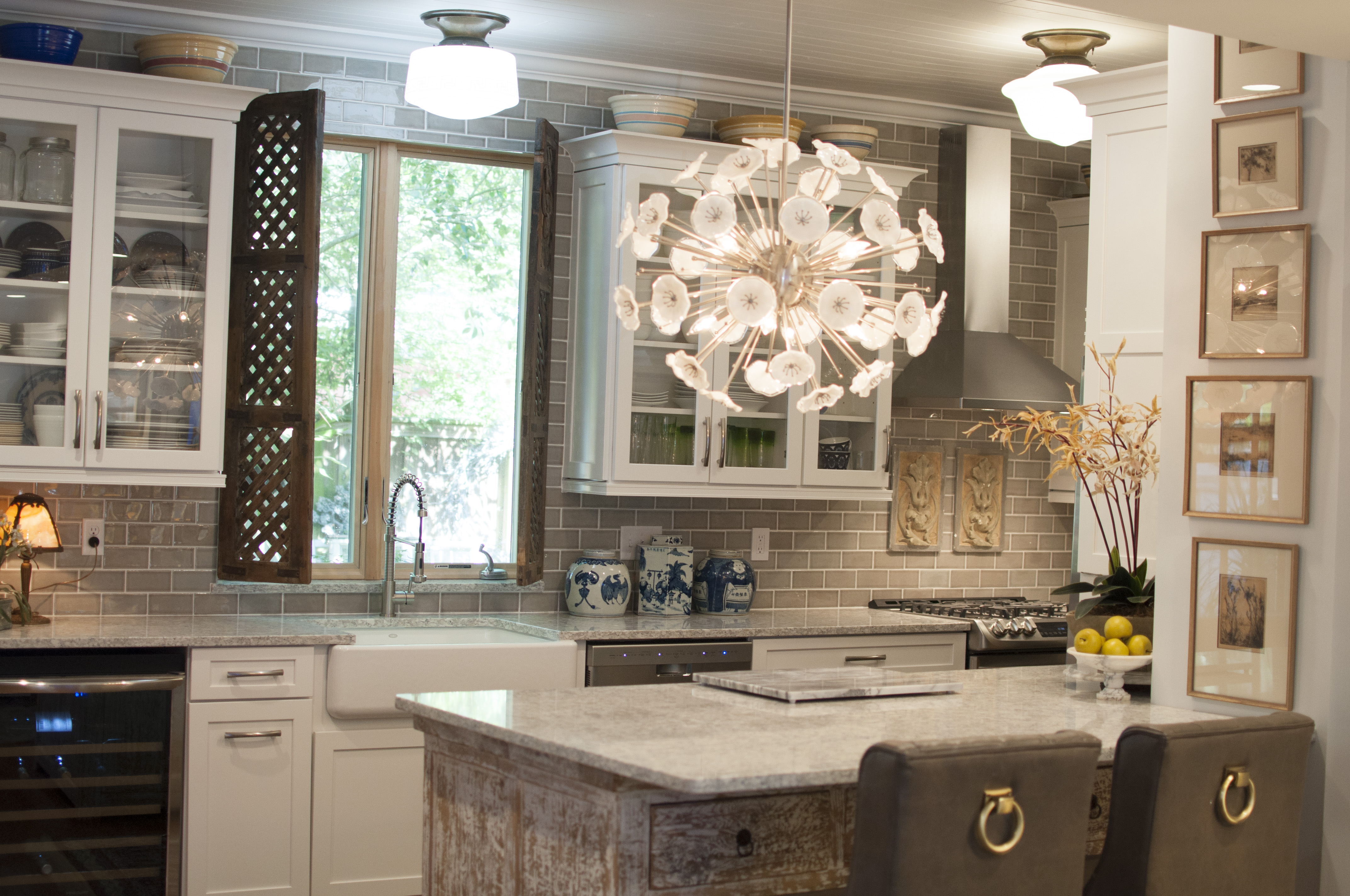 French Country Eclectic Kitchen