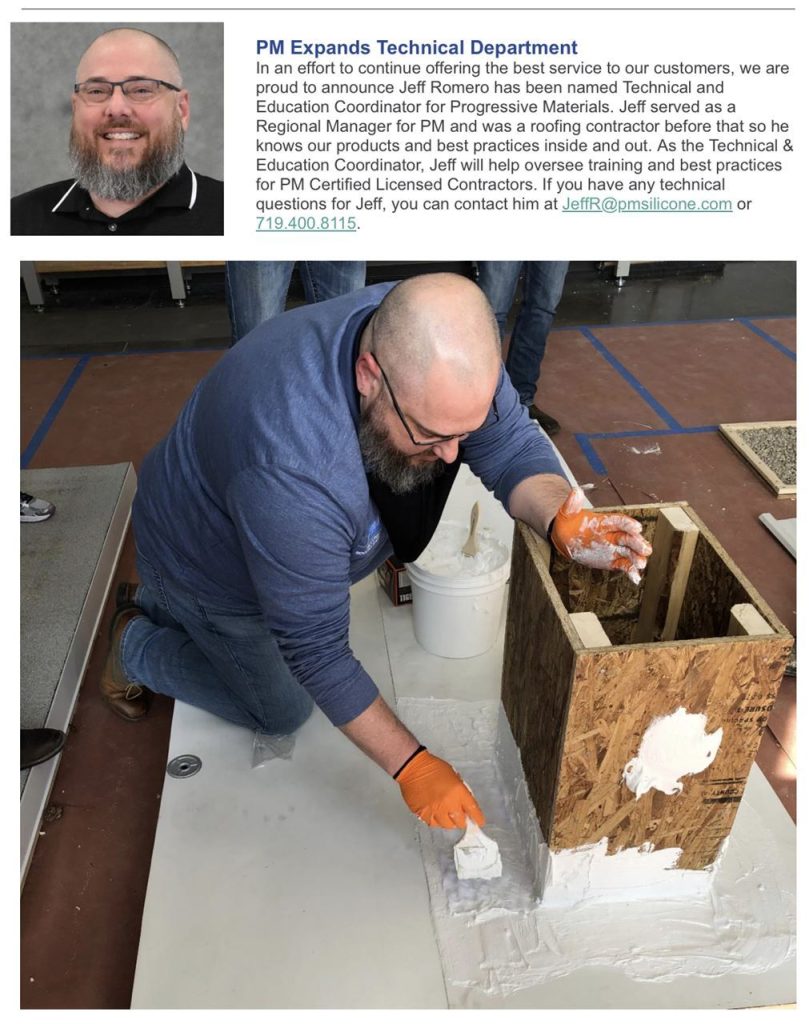 Progressive Materials Expands Technical Department Roofing