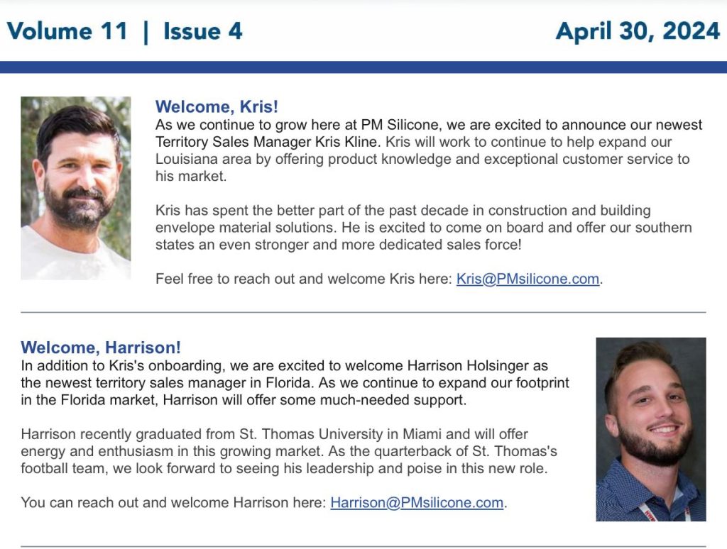 Updates from Progressive Materials Roofing Contractors Association of