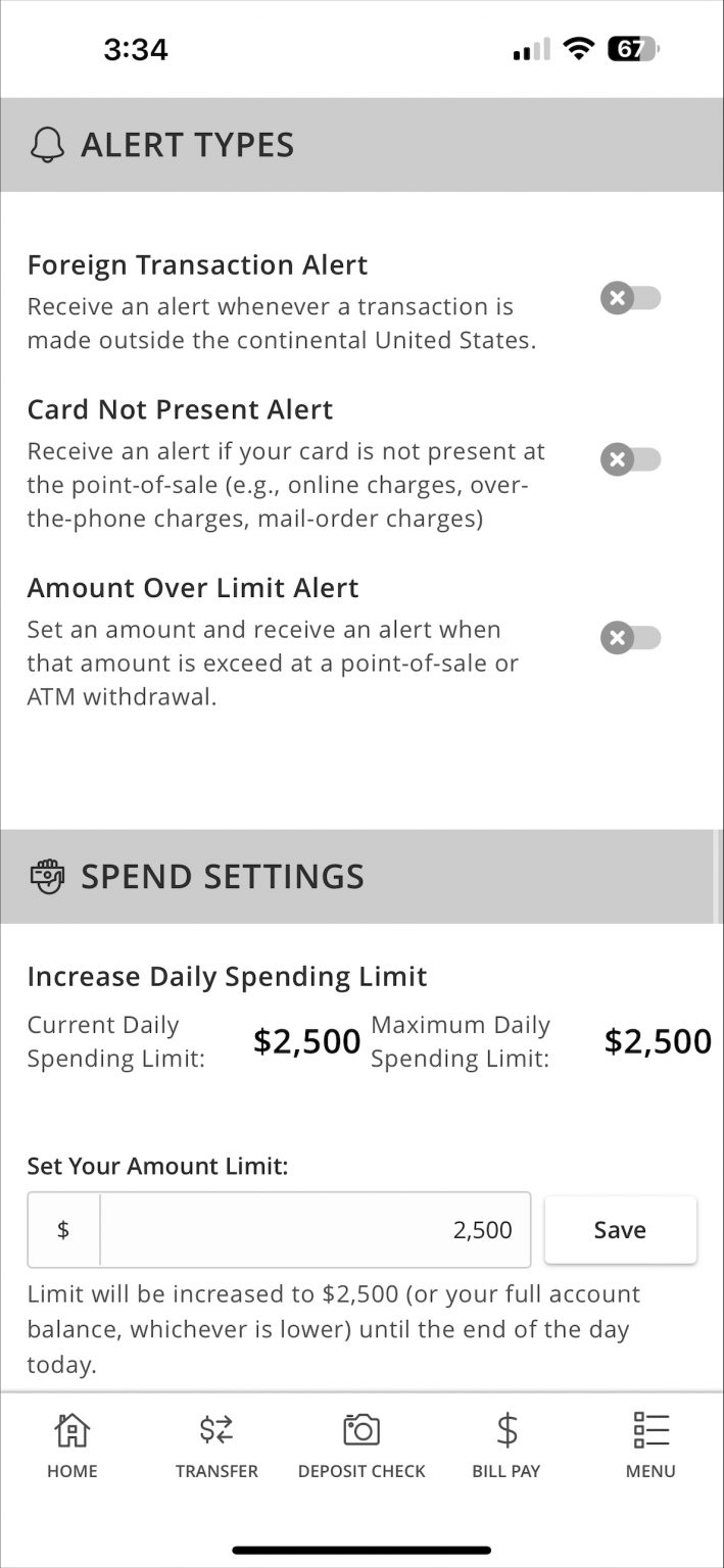 6. Alert Types RCB Bank