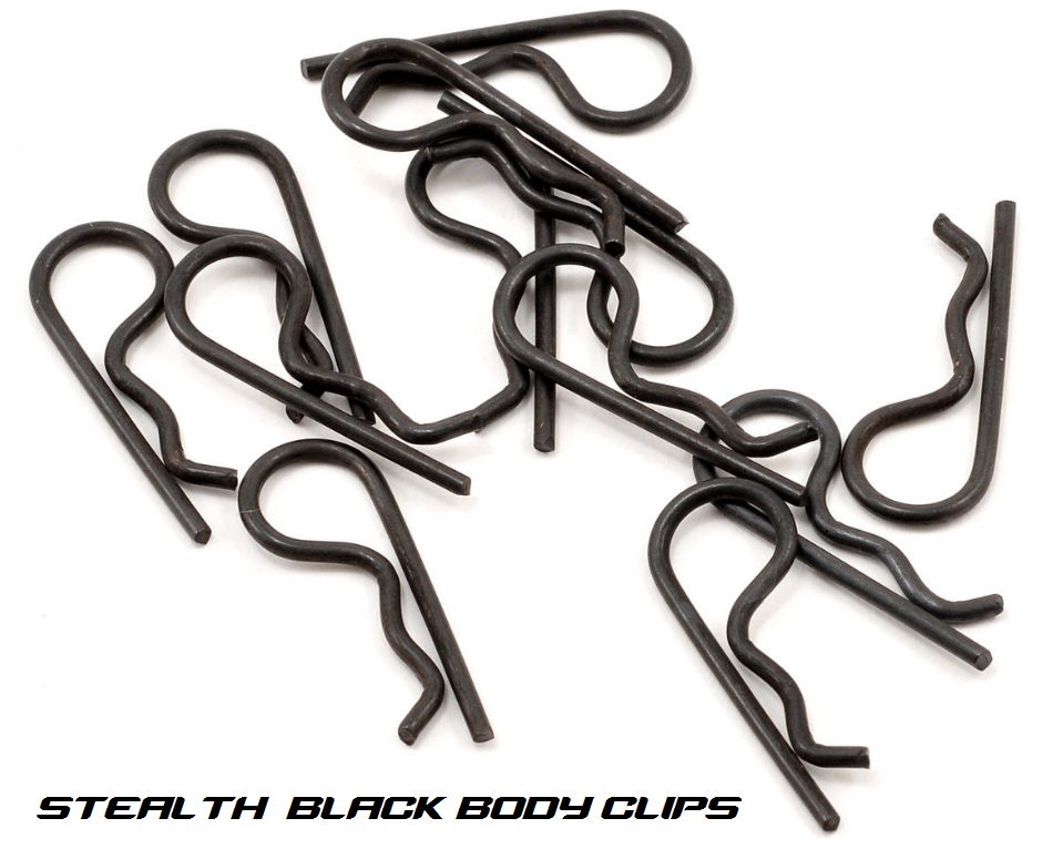 BODY CLIPS (Stealth Black) RC Bombshells